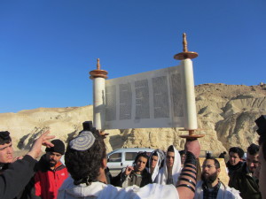 Praying in the desert